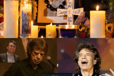“LOVE NEVER LEAVES”: Mick Jagger Weeps While Honoring Charlie Kirk In Front of 90,000 People, Singing a Poignant Tribute 🇺🇸🎙️