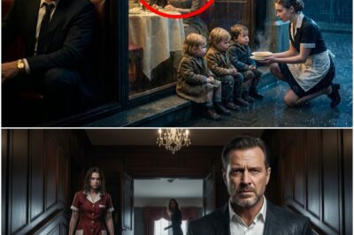The Millionaire’s Dark Test: He Watched in the Shadows as His Girlfriend Ignored His Starving Triplets, But the Soaked Waitress Who Wasn’t Supposed to Be There Did the Unthinkable—Her Single Act of Defiance Exposed His Betrayal and Unlocked a Divine Intervention That Changed the Lives of Five People Forever.