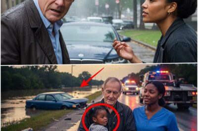 The Storm Ripped His Truck Apart, But What the 72-Year-Old Man Saw in the Backseat of a Stranger’s Car Made Him Confront a Lifetime of Prejudice in a Single, Life-Altering Moment on a Flooded Georgia Highway.
