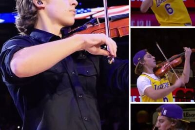 Watch What Happens When 18-Year-Old Violin Prodigy Giovanni Mazza Steals the Show with a Mind-Blowing Lakers Halftime Solo