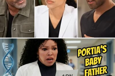 PORT CHARLES EXPLODES: PORTIA’S WEB OF LIES UNRAVELS AS THE TRUE FATHER OF HER BABY IS REVEALED IN A HEART-STOPPING TWIST!