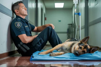 The Silent Guardian of the Thin Blue Line and the Hidden Sacrifice That Nearly Cost Everything